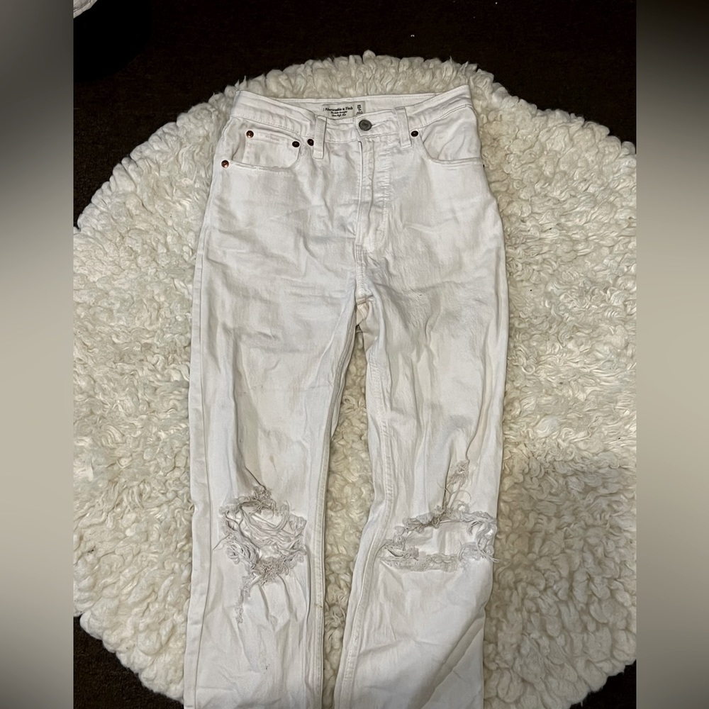 Abercrombie & Fitch The ankle straight Ultra High Rise